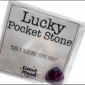 NWT Lucky Pocket Stone by Good Mood Products
